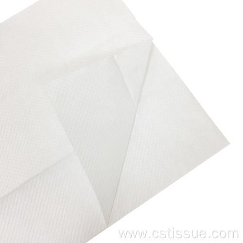 2 Ply No Embossing Strong Water Absorption Multifold